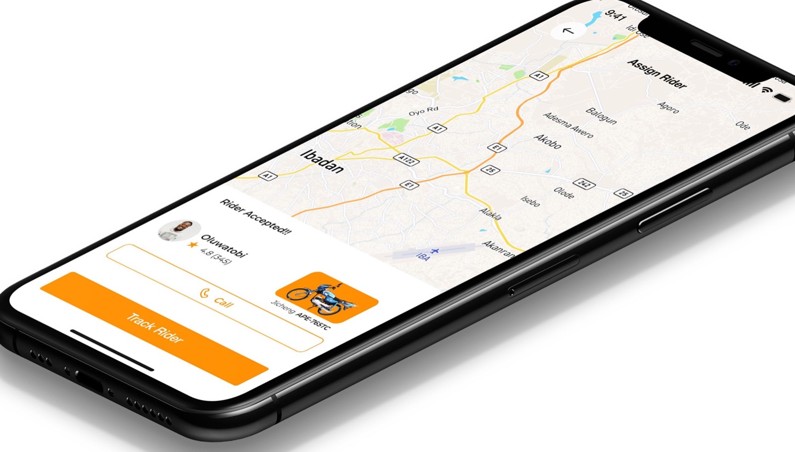 Homemade rider tracking on iPhone, from the Nerdbug case study